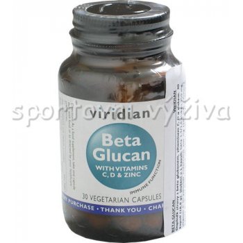 Viridian Beta Glucan 30 kapslí