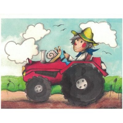 Pohlednice Traktůrek – Zbozi.Blesk.cz