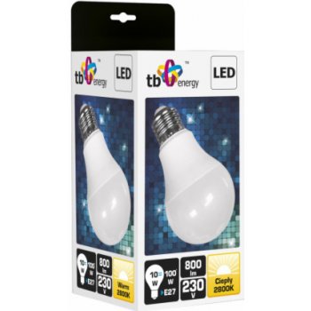 TB Energy LED žárovka E27 230V,10W Teplá bílá ,800