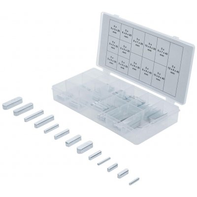 Pera těsná 3x3x20 mm - 12x8x40 mm, sortiment 60 dílů - BGS 8141 – Sleviste.cz