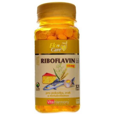 Vitaharmony Riboflavin Vitamin B2 10 mg 320 tablet – Hledejceny.cz