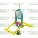 Tatrapet Ptačí zrcátko se zvonkem a bidýlkem 17 cm – Zboží Dáma