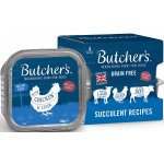 Butcher's Dog Original hovězí kuřecí a jehněčí 4 x 150 g – Sleviste.cz