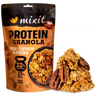 Mixit Proteinová granola z pece Javorový sirup a pekany 350 g – Zboží Dáma