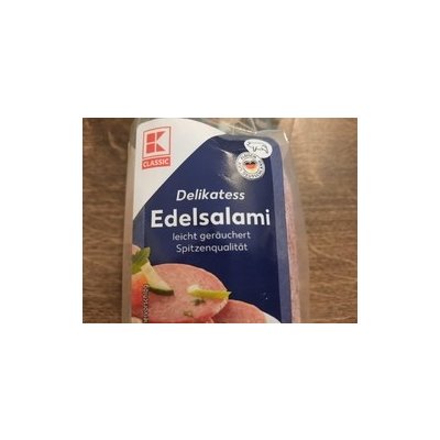 K-classic Edel trvanlivý vepřový salám 0,65 kg – Zboží Dáma