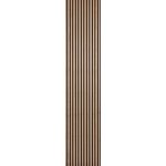 Akustický panel Wallnite Basic line černý filc Ořech 2400×600×18 – Sleviste.cz