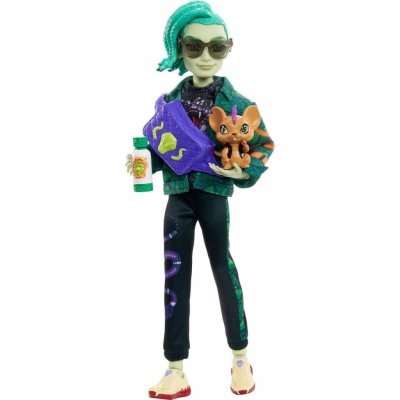 Mattel Monster High Doll Deuce Gorgon With Pet HHK56 – Zboží Dáma