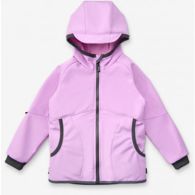 unuo Dětská softshellová bunda s fleecem Street Lila t: – Sleviste.cz