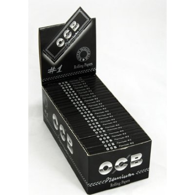 OCB papírky Premium black king size 32 x 50 ks – Zboží Mobilmania