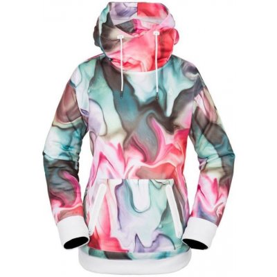 Volcom dámská mikina Spring Shred Nebula Print Mnohobarevná