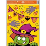 Anděl Okenní fólie Halloween Vykukující dýně 30 x 42 cm – Hledejceny.cz