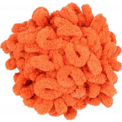 Alize Příze Puffy - žinylka - pro pletení rukama Puffy: 6 Tmavě oranžová