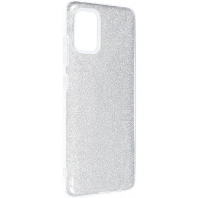 Pouzdro Shining SAMSUNG Galaxy A51 stříbrné – Zboží Mobilmania