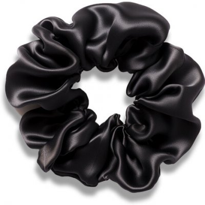 Pilō Pilō | Silk Hair Tie - Large Black hedvábná gumička do vlasů 1 ks – Zboží Mobilmania