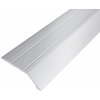 Podlahová lišta Acara nájezdová lišta AP6 hliník elox stříbro 8 mm 2,7 m
