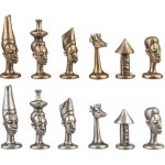 Kovové šachové figurky Afrika