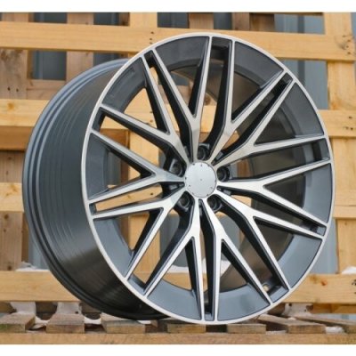 Racing Line FBX387 10x21 5x112 ET51 grey polished | Zboží Auto