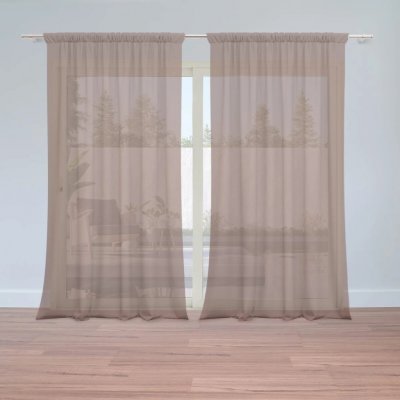 Sablio Záclony Kaštanová: 2ks 150x250cm – Hledejceny.cz