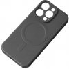 Pouzdro a kryt na mobilní telefon Apple MG Silicone MagSafe iPhone 15 Plus, černé