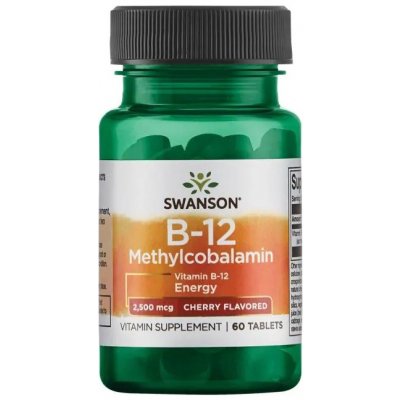 Swanson Vitamin B12 Methylcobalamin 60 tablet – Zbozi.Blesk.cz