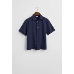 Gant Cotton Linen Ss Shirt Marine – Zboží Dáma