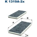 Filtr, vzduch v interiéru FILTRON K 1319A-2x – Hledejceny.cz