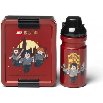 Lego Harry Potter svačinový set láhev a box Nebelvír