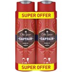 Old Spice Captain sprchový gel 2 x 400 ml dárková sada – Hledejceny.cz