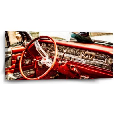 Sablio Obraz Interiér automobilu - 110x50 cm – Hledejceny.cz