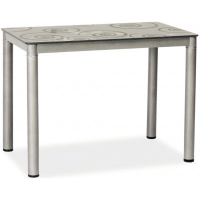 Signal Jídelní stůl Damar 100 x 60 cm, šedá – Sleviste.cz