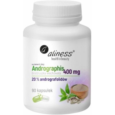 Aliness Andrographis 400 mg 90 kapslí – Hledejceny.cz