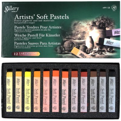 Mungyo Suché pastely Gallery Soft Pastel Earth MPV12E 12 barev – Zboží Dáma