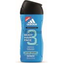 Adidas 3 Active After Sport Men sprchový gel 250 ml