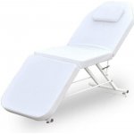 allforyou Masážní stůl Masážní židle Skládací kosmetický stůl Léčebný stůl se 3 zónami Trojité skládací kosmetické lůžko Salon Spa (bílé)