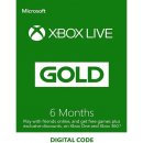 Microsoft Xbox Live Gold členství 6 měsíců