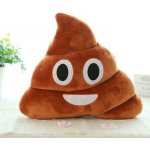 OOTB.de Polštář emoji Hovínko Poop Hnědý s úsměvem světlejší 31 – Hledejceny.cz