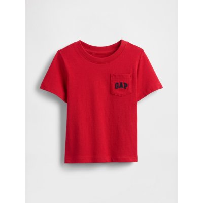 GAP Baby tričko Pocket Červená – Zboží Dáma