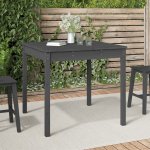 OMAXI 690960 Zahradní stůl šedý 82,5 x 82,5 x 76 cm masivní borové dřevo – Hledejceny.cz
