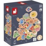 Janod Drevené magnetky pre deti Záhrada 24 ks – Zboží Mobilmania