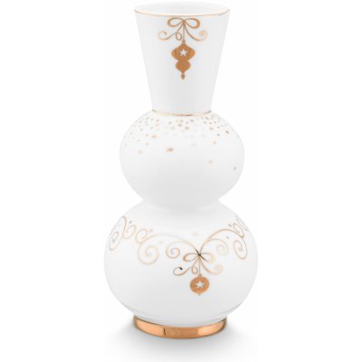 PIP Studio Váza Round Royal Winter White bílá 15cm 51.102.071 – Hledejceny.cz