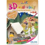 3D omalovánka A4 SET Perníková chaloupka – Zboží Dáma