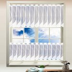 Forbyt žakárová vitrážová záclona ELENA, vlnky, bílá výška 35cm (v metráži) – Zboží Mobilmania