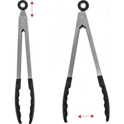 Kleště kuchyňské obracečka nerez/silikon 27cm – Zboží Dáma