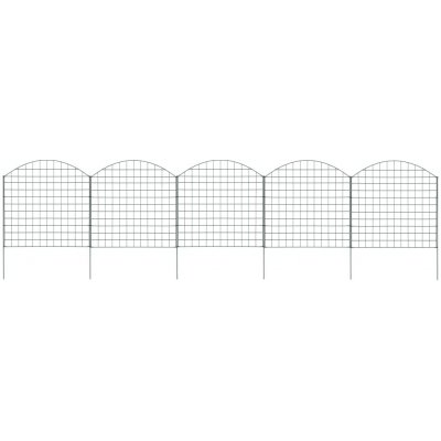 ZBXL Obloukový zahradní plot 77,5 x 78,5 cm zelený – Zbozi.Blesk.cz