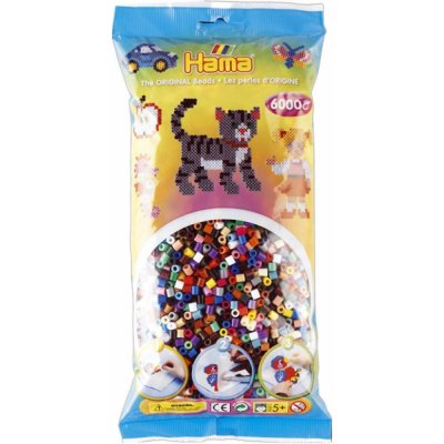 Hama H205-67 Midi korálky mix 6000ks – Zboží Dáma