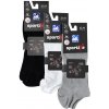 Hladké pánské ponožky Ag+ černá