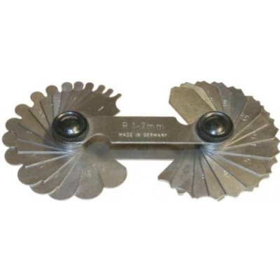 Kinex 1140 - Šablona poloměrová, radiusová 1-7mm, ČSN 253816 – Hledejceny.cz