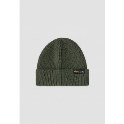 Alpha Industries čepice Dockers Beanie tmavě olivová