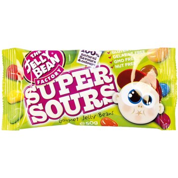 Jelly Bean Super Sours želé fazolky super kyselé sáček 50 g