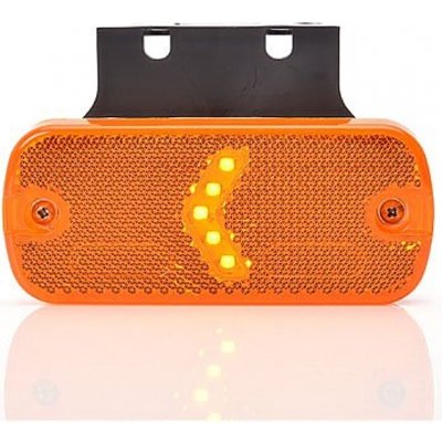 Svítilna poziční boční LED 12/24V s úchytem oranžová WAS W127/901 – Hledejceny.cz